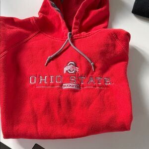 Ohio State Buckeyes fleece hoodie sweatshirt XL unisex thick soft cinch hem